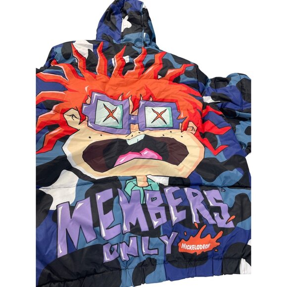 Members Only Nickelodeon Rugrats Collab Puffer Coat SZ M SKU 9409 - Picture 2 of 16